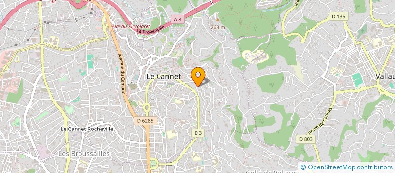 localisation de l'entreprise SCI RANI à LE CANNET