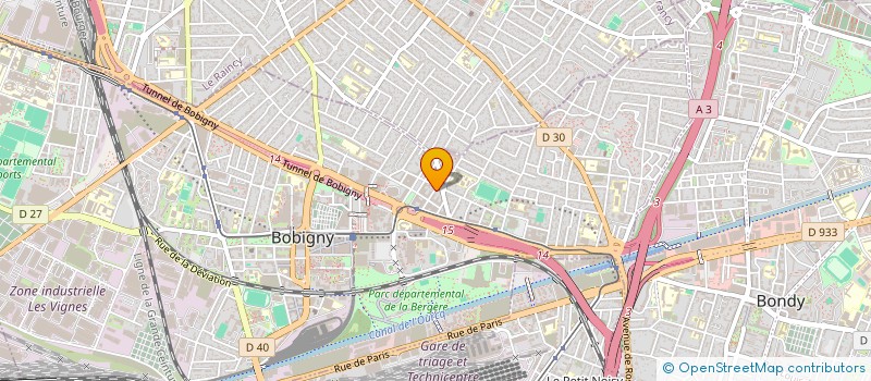 localisation de l'entreprise SCI RANI  BOBIGNY