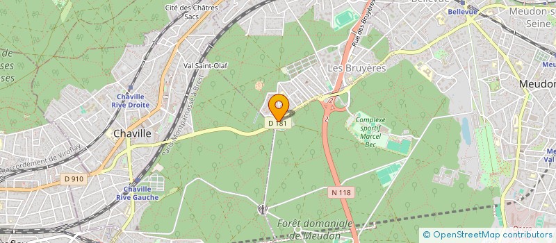 localisation de l'entreprise SCI RANIA à MEUDON