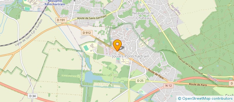 localisation de l'entreprise SCI RANIAJOE  JOUARS-PONTCHARTRAIN