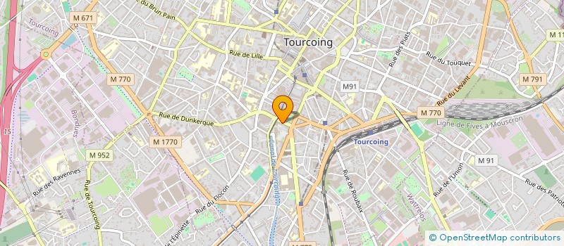 localisation de l'entreprise SCI RANIERIS  TOURCOING