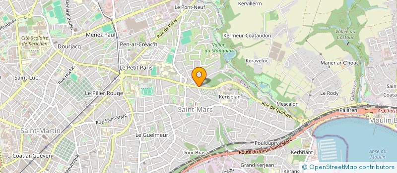 localisation de l'entreprise SCI RANNOU  BREST