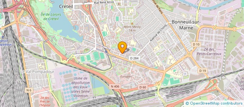 localisation de l'entreprise SCI RANNOU REUNION à CRETEIL