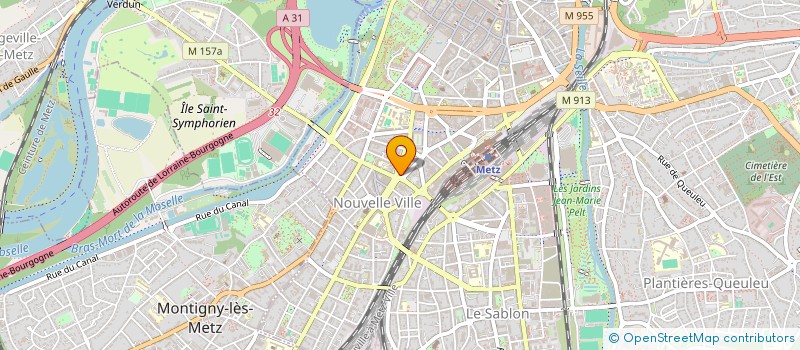 localisation de l'entreprise SCI RANODUSS  METZ