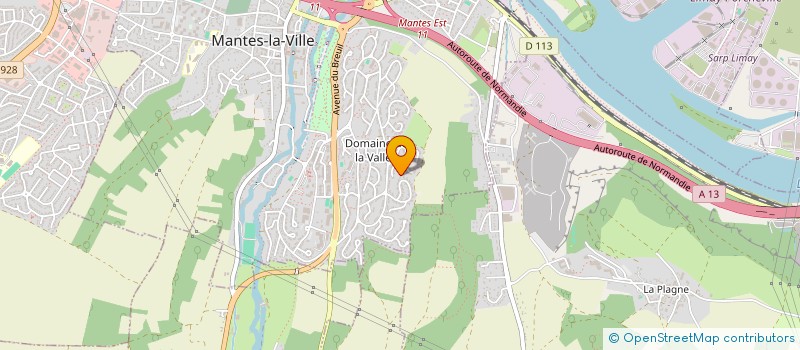 localisation de l'entreprise SCI RANSAN  MANTES-LA-VILLE