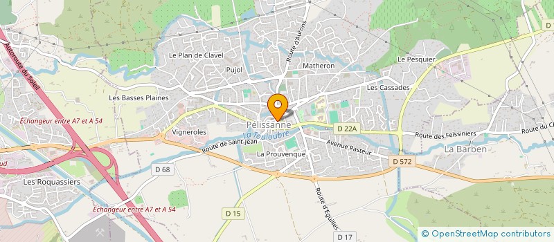 localisation de l'entreprise SCI RANTAN  PELISSANNE