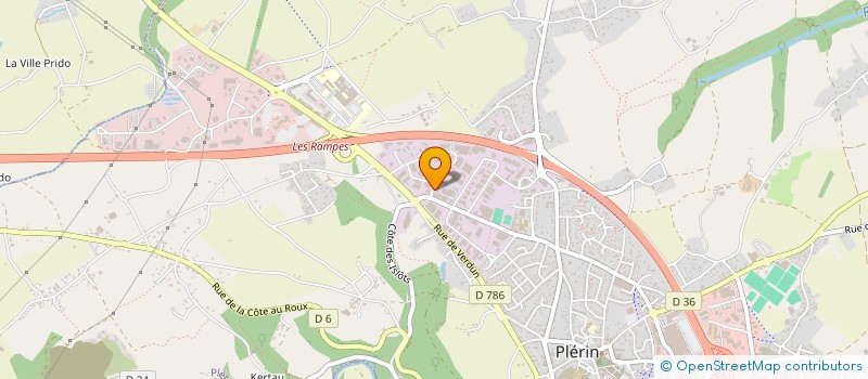 localisation de l'entreprise SCI RANTANPLAN  PLERIN