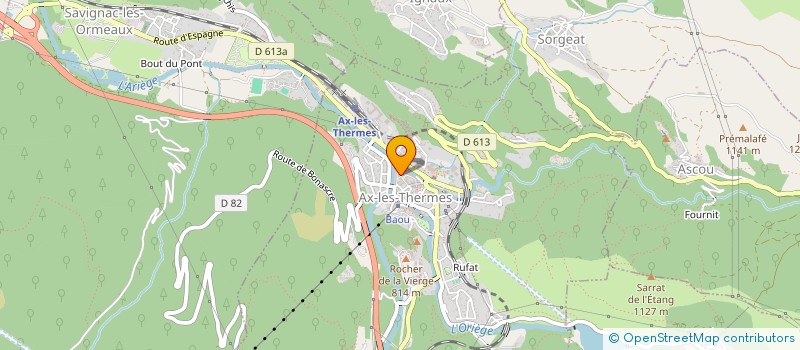 localisation de l'entreprise SCI RANTY à AX-LES-THERMES