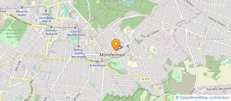 localisation de l'entreprise SCI RANVAR3  MONTFERMEIL