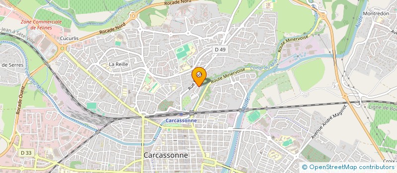 localisation de l'entreprise SCI RANY à CARCASSONNE