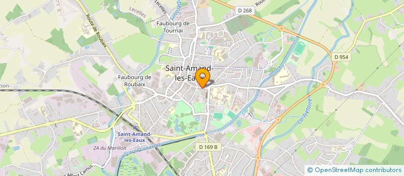localisation de l'entreprise SCI RANYOU  SAINT-AMAND-LES-EAUX
