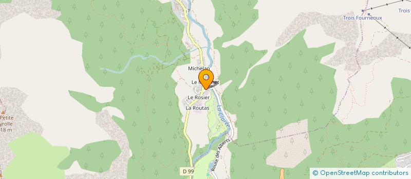 localisation de l'entreprise SCI RAOUL  MONTGENEVRE