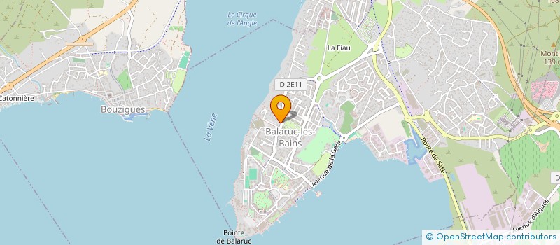 localisation de l'entreprise SCI RAOUL  BALARUC-LES-BAINS