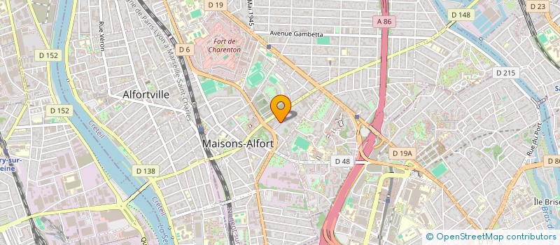 localisation de l'entreprise SCI RAOUX-POICHOTTE à MAISONS-ALFORT