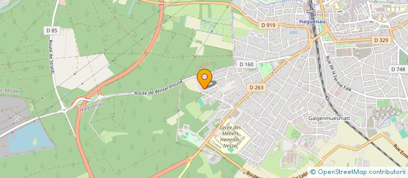 localisation de l'entreprise SCI RAP  HAGUENAU