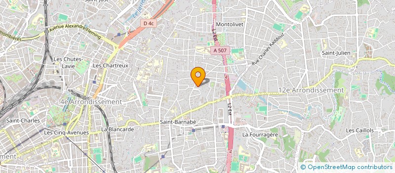 localisation de l'entreprise SCI RAP à MARSEILLE