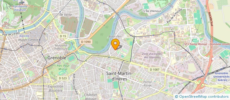 localisation de l'entreprise SCI RAPA  SAINT-MARTIN-D'HERES