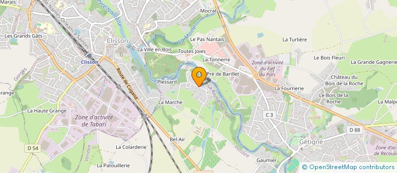 localisation de l'entreprise SCI RAPA NUI  CUGAND