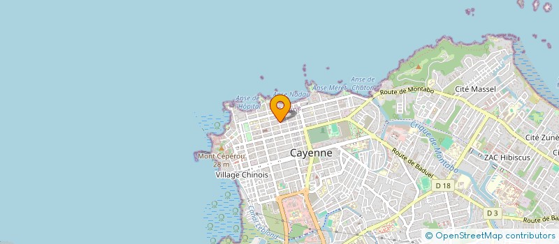 localisation de l'entreprise SCI RAPAJO  CAYENNE