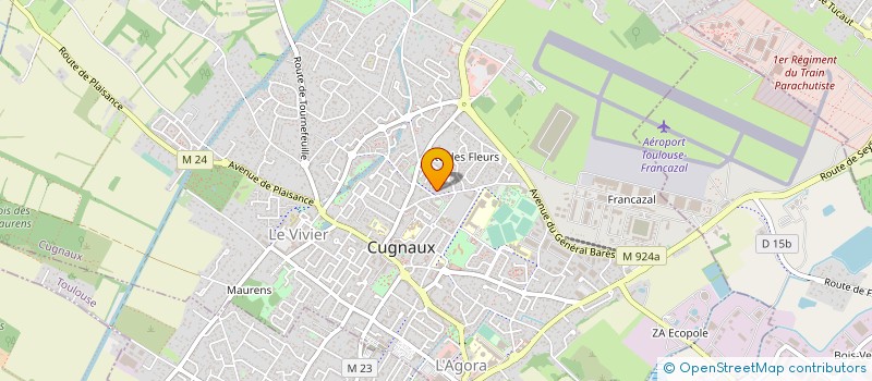 localisation de l'entreprise SCI RAPAS  CUGNAUX