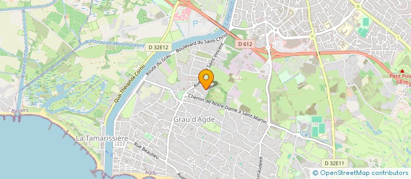 localisation de l'entreprise SCI RAPELI  AGDE