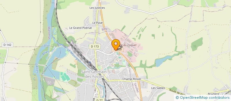 localisation de l'entreprise SCI RAPENNE  SAINT-GERMAIN-DES-FOSSES
