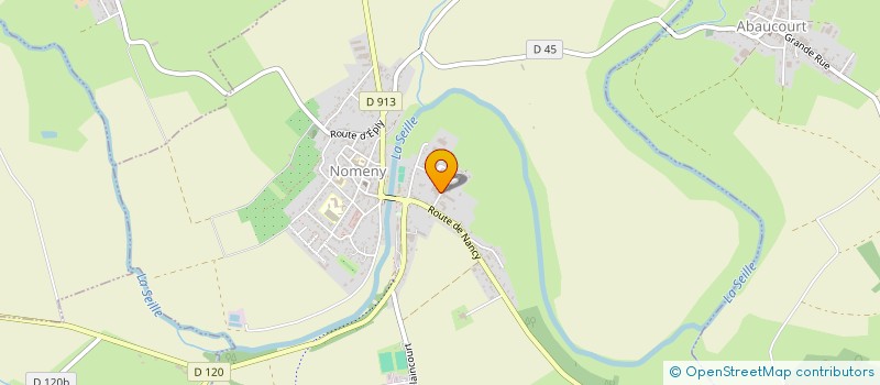 localisation de l'entreprise SCI RAPERIE  NOMENY