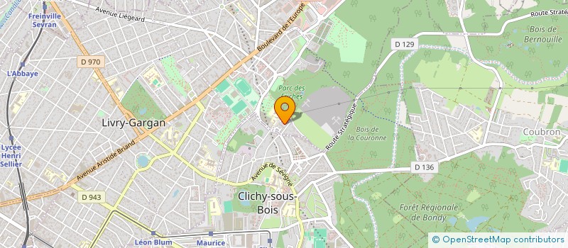 localisation de l'entreprise SCI RAPH à LIVRY-GARGAN