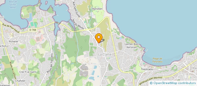 localisation de l'entreprise SCI RAPH  PERROS-GUIREC