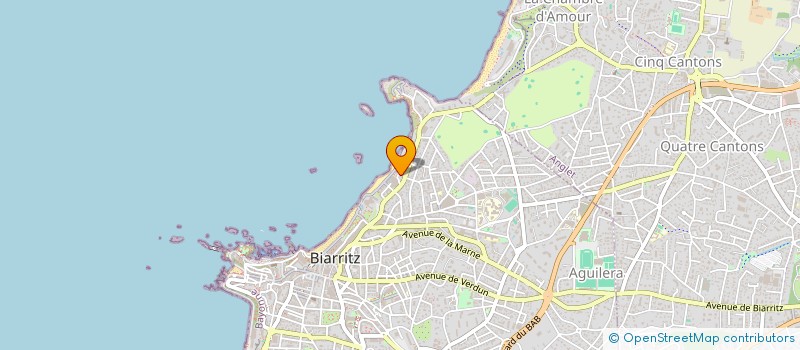 localisation de l'entreprise SCI RAPH à BIARRITZ