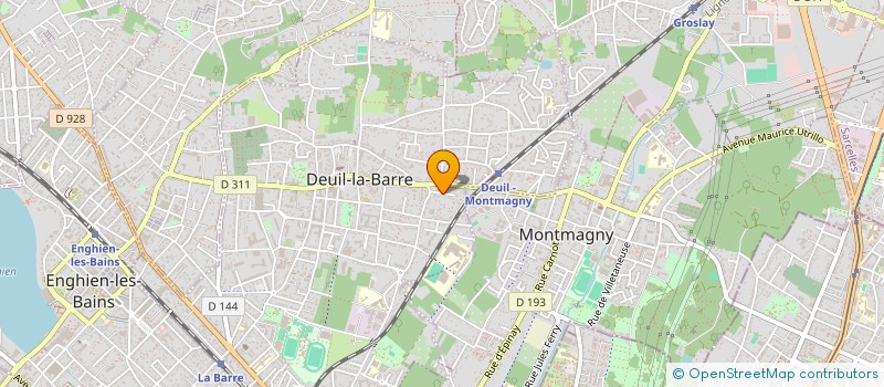 localisation de l'entreprise SCI RAPHA  DEUIL-LA-BARRE