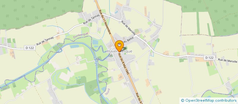 localisation de l'entreprise SCI RAPHA  HAVERSKERQUE