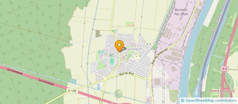 localisation de l'entreprise SCI RAPHAEL 2  OTTMARSHEIM