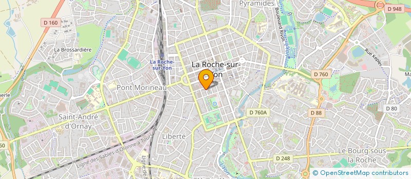 localisation de l'entreprise SCI RAPHAEL à LA ROCHE-SUR-YON