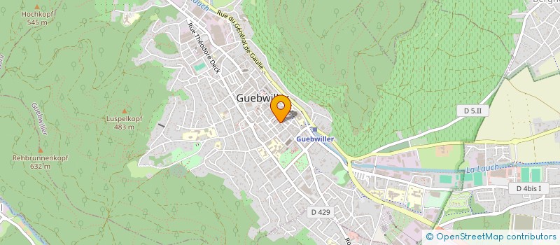 localisation de l'entreprise SCI RAPHAEL  GUEBWILLER