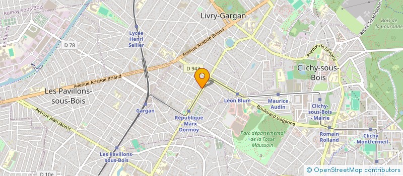 localisation de l'entreprise SCI RAPHAEL à LIVRY-GARGAN