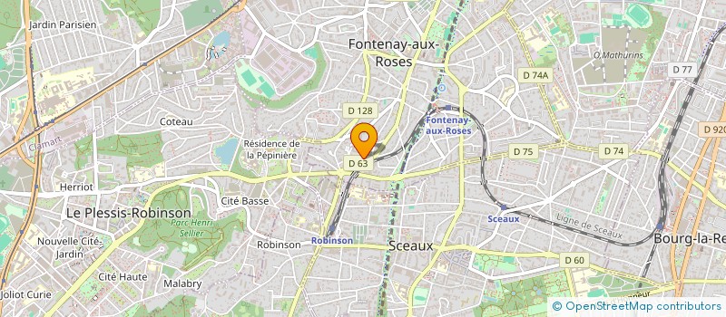 localisation de l'entreprise SCI RAPHAEL à FONTENAY-AUX-ROSES