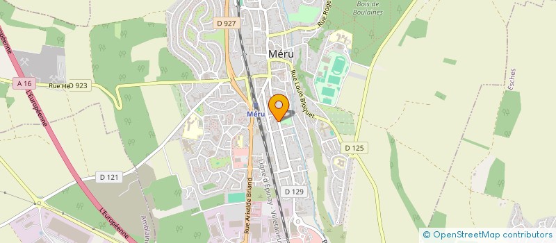 localisation de l'entreprise SCI RAPHAEL  MERU