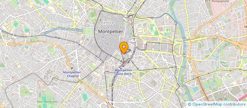 localisation de l'entreprise SCI RAPHAEL à MONTPELLIER