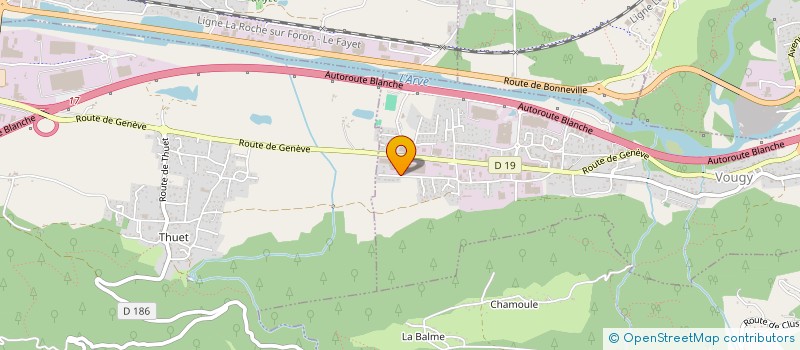 localisation de l'entreprise SCI RAPHAEL  VOUGY