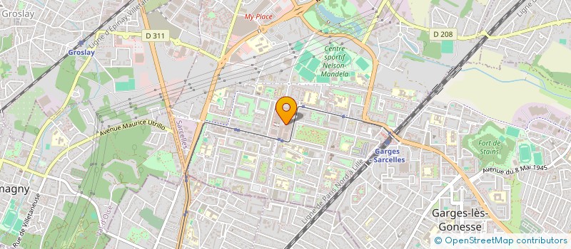 localisation de l'entreprise SCI RAPHAEL à SARCELLES