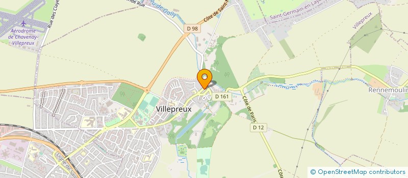 localisation de l'entreprise SCI RAPHAEL  VILLEPREUX