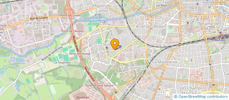 localisation de l'entreprise SCI RAPHAEL  RENNES