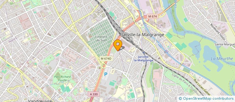 localisation de l'entreprise SCI RAPHAEL  VANDUVRE-LES-NANCY