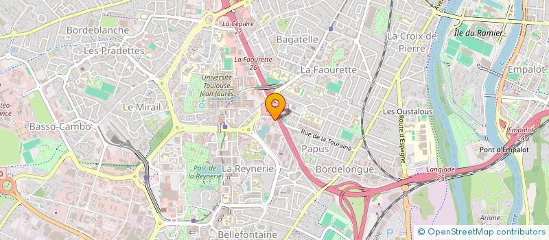 localisation de l'entreprise SCI RAPHAEL à TOULOUSE