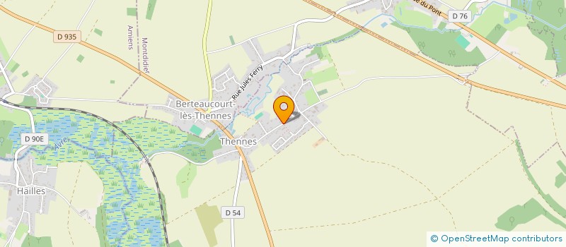 localisation de l'entreprise SCI RAPHAEL  THENNES