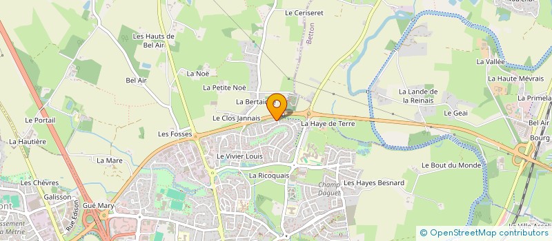 localisation de l'entreprise SCI RAPHAEL  SAINT-GREGOIRE