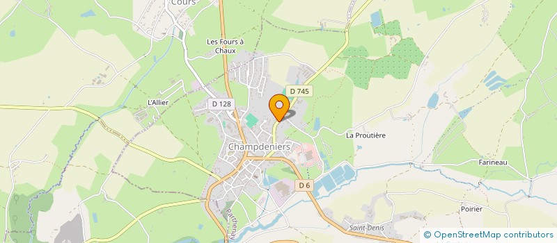 localisation de l'entreprise SCI RAPHAEL  CHAMPDENIERS