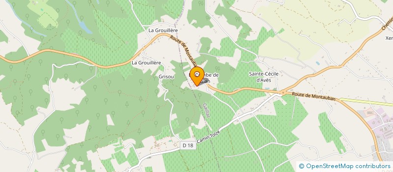 localisation de l'entreprise SCI RAPHAEL CHRISTINA à GAILLAC