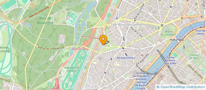 localisation de l'entreprise SCI RAPHAEL COURCELLES  PARIS